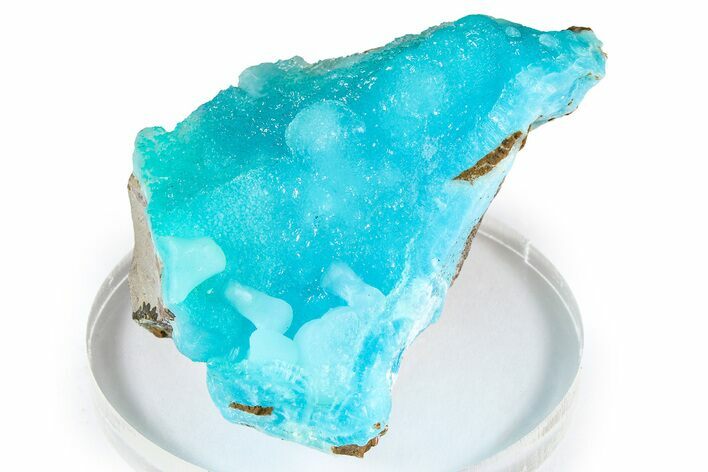 Sparkling Sky-Blue Hemimorphite - Congo #372255
